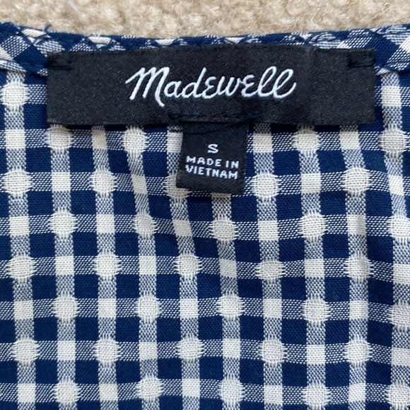 Madewell wrap 3/4 length sleeve blouse - Picture 6 of 6